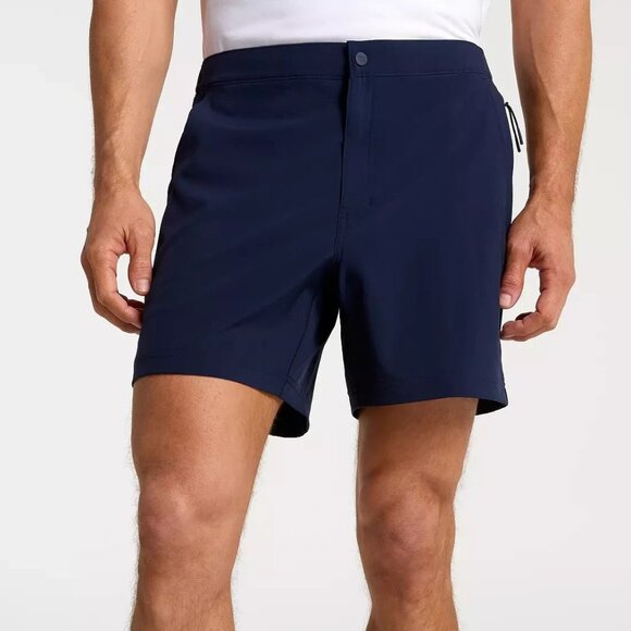 VRST Men's 6" Resort Short Indigo Relax Fit Size XL Stretch Pockets Casual - Picture 1 of 6